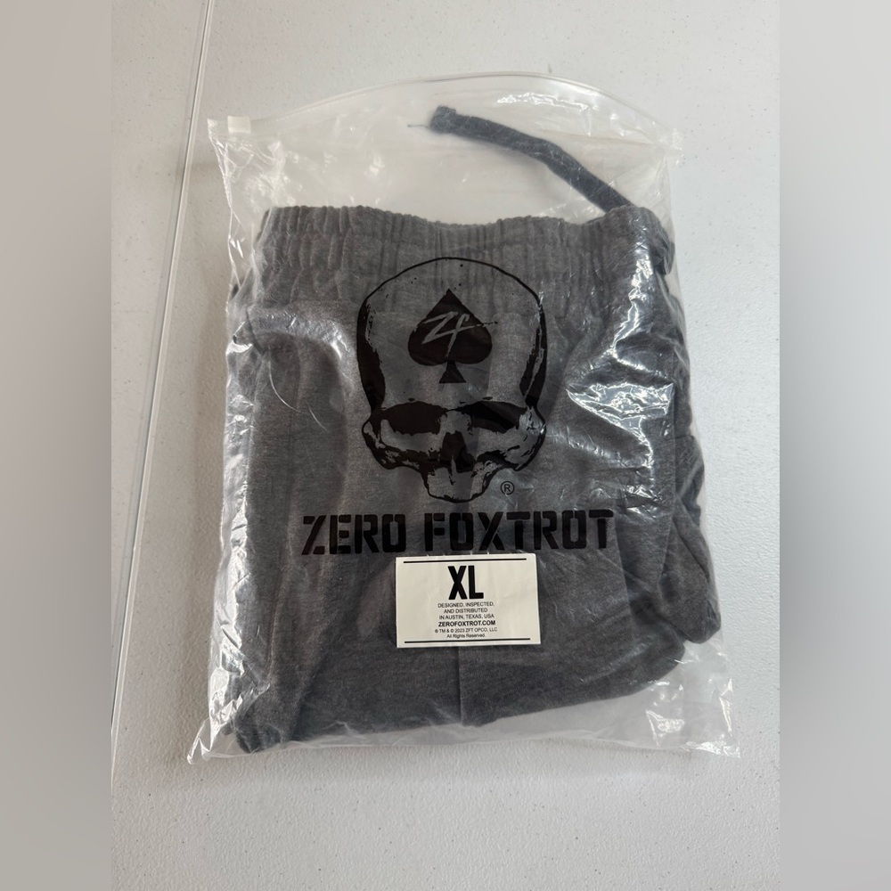 Zero Foxtrot Gray Zippered Jogger Pants